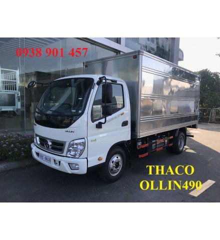 Giá xe tải Thaco Ollin490 E4 tải trọng 2T1 thay xe Thaco Ollin350.E4
